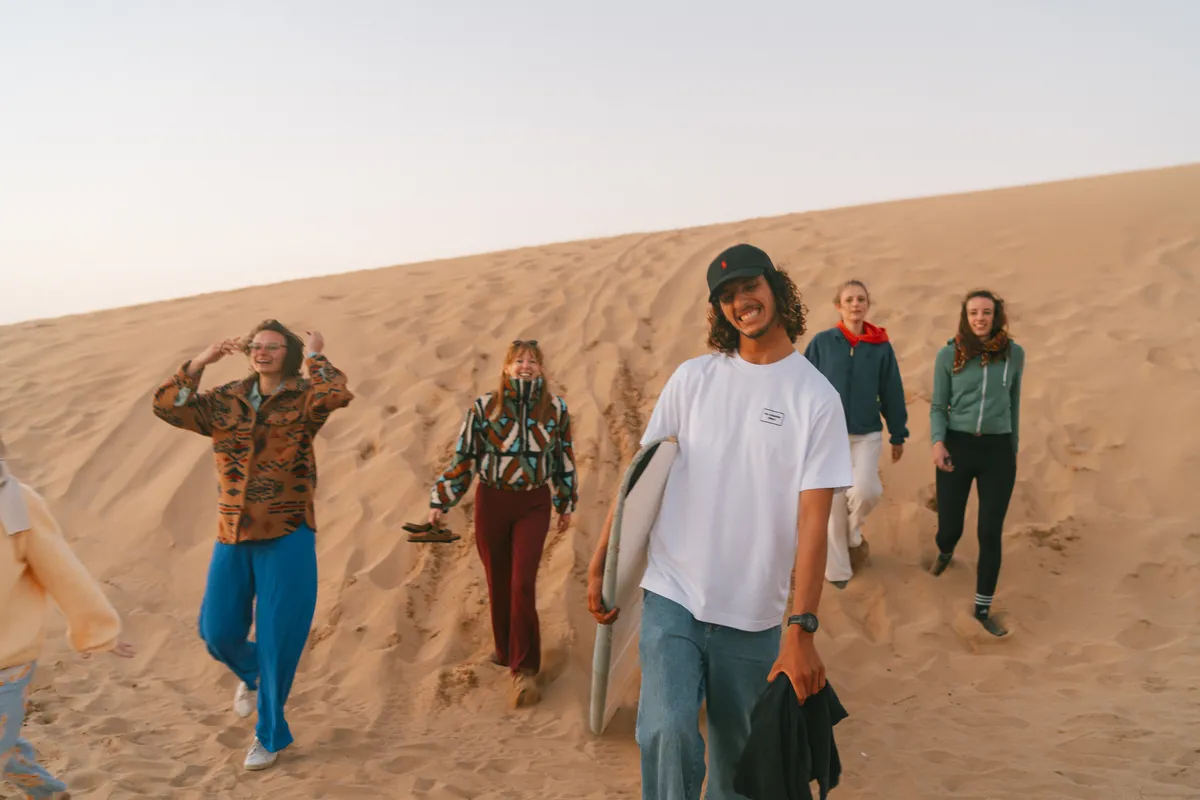 Sand dunes near Agadir